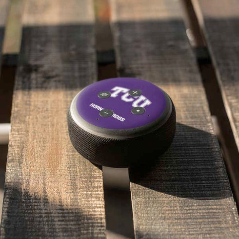 Texas Christian University TCU Horned Frogs Amazon Echo Dot Skin