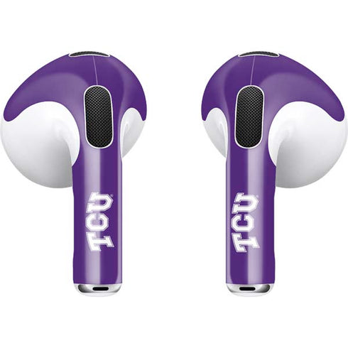Texas Christian University TCU Horned Frogs Apple AirPods (3rd Gen 2021) Skin