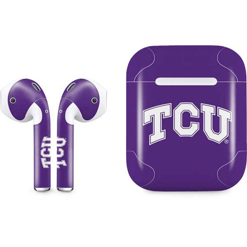 Texas Christian University TCU Horned Frogs Apple AirPods Skin