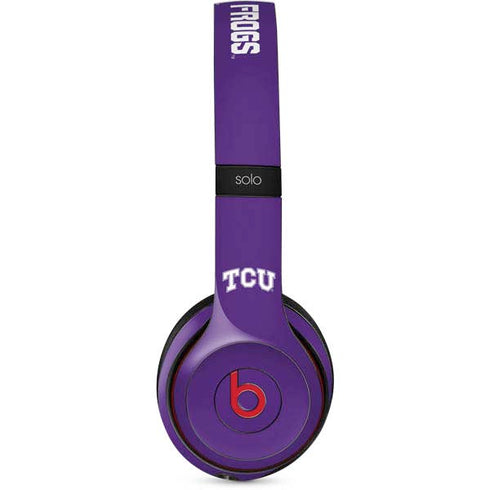 Texas Christian University TCU Horned Frogs Beats Solo 2 Wireless Skin