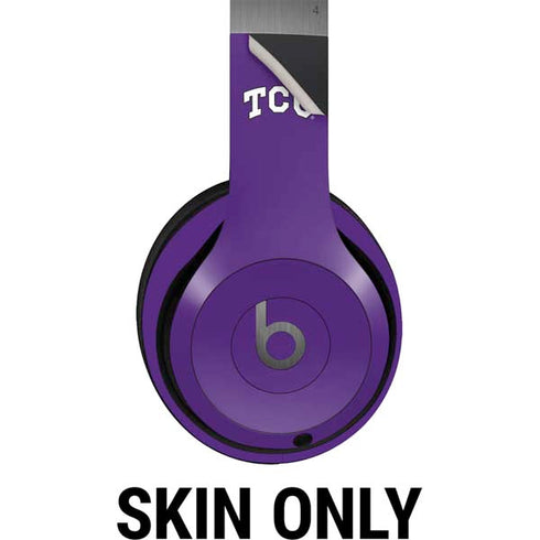 Texas Christian University TCU Horned Frogs Beats Solo 4 Wireless Headphones Skin