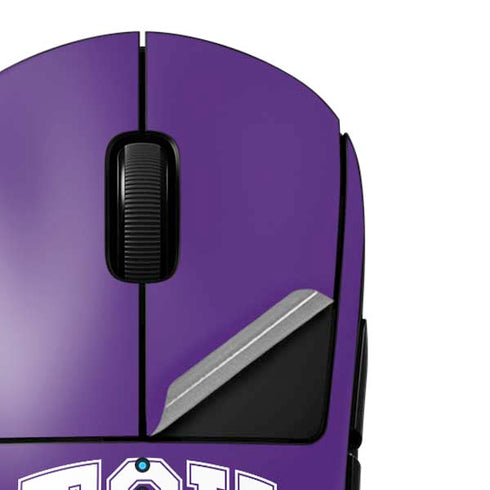Texas Christian University TCU Horned Frogs G Pro Wireless Gaming Mouse Skin