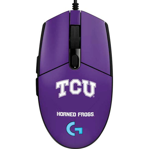 Texas Christian University TCU Horned Frogs G203 Prodigy RGB Wired Gaming Mouse Skin