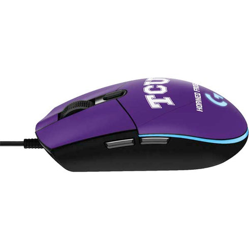 Texas Christian University TCU Horned Frogs G203 Prodigy RGB Wired Gaming Mouse Skin