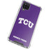Texas Christian University TCU Horned Frogs Galaxy A12 Clear Case