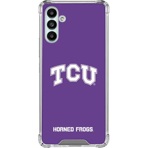 Texas Christian University TCU Horned Frogs Galaxy A13 5G Clear Case