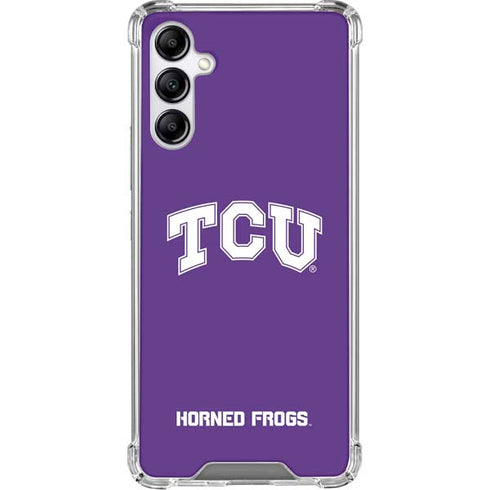 Texas Christian University TCU Horned Frogs Galaxy A15 5G Clear Case