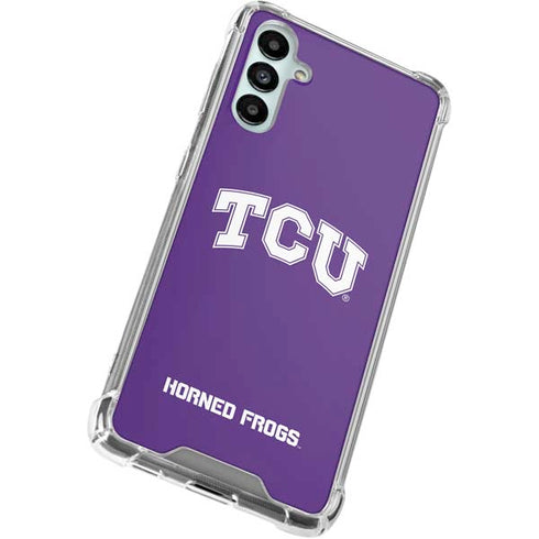 Texas Christian University TCU Horned Frogs Galaxy A15 5G Clear Case