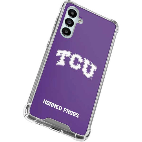 Texas Christian University TCU Horned Frogs Galaxy A16 5G Clear Case