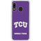 Texas Christian University TCU Horned Frogs Galaxy A20 Clear Case
