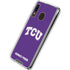 Texas Christian University TCU Horned Frogs Galaxy A30 Clear Case