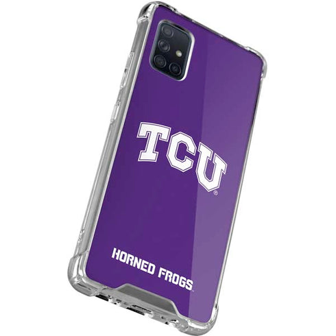 Texas Christian University TCU Horned Frogs Galaxy A51 5G Clear Case