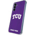 Texas Christian University TCU Horned Frogs Galaxy A55 5G Clear Case