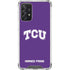 Texas Christian University TCU Horned Frogs Galaxy A72 5G Clear Case