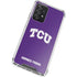 Texas Christian University TCU Horned Frogs Galaxy A72 5G Clear Case