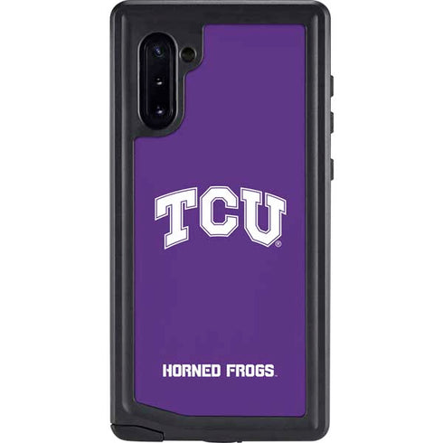 Texas Christian University TCU Horned Frogs Galaxy Note 10 Waterproof Case