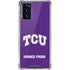 Texas Christian University TCU Horned Frogs Galaxy Note20 5G Clear Case