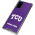 Texas Christian University TCU Horned Frogs Galaxy Note20 5G Clear Case
