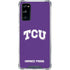 Texas Christian University TCU Horned Frogs Galaxy S20 FE Clear Case