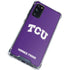Texas Christian University TCU Horned Frogs Galaxy S20 FE Clear Case