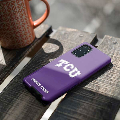Texas Christian University TCU Horned Frogs Galaxy S20 Plus Pro Case