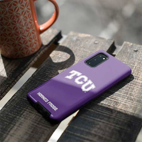 Texas Christian University TCU Horned Frogs Galaxy S20 Pro Case