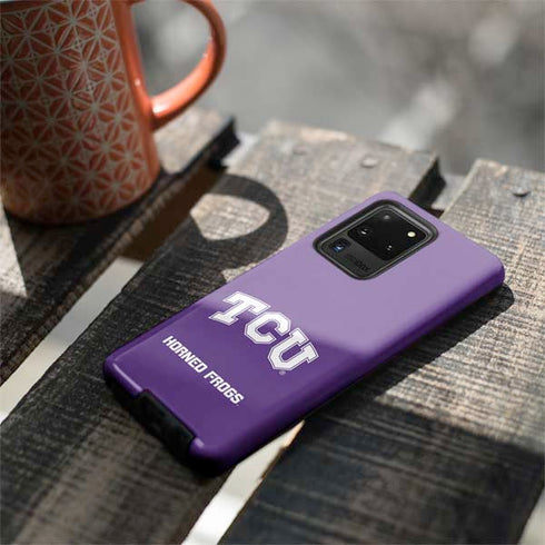 Texas Christian University TCU Horned Frogs Galaxy S20 Ultra 5G Pro Case