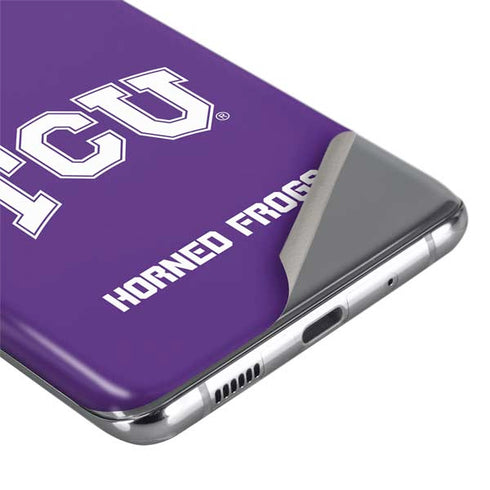 Texas Christian University TCU Horned Frogs Galaxy S20 Ultra 5G Skin