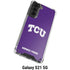 Texas Christian University TCU Horned Frogs Galaxy S21 5G Clear Case