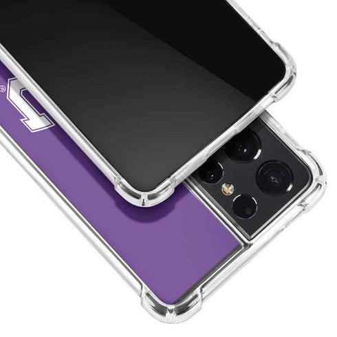 Texas Christian University TCU Horned Frogs Galaxy S21 Ultra 5G Clear Case