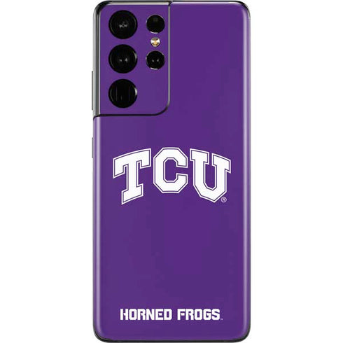 Texas Christian University TCU Horned Frogs Galaxy S21 Ultra 5G Skin