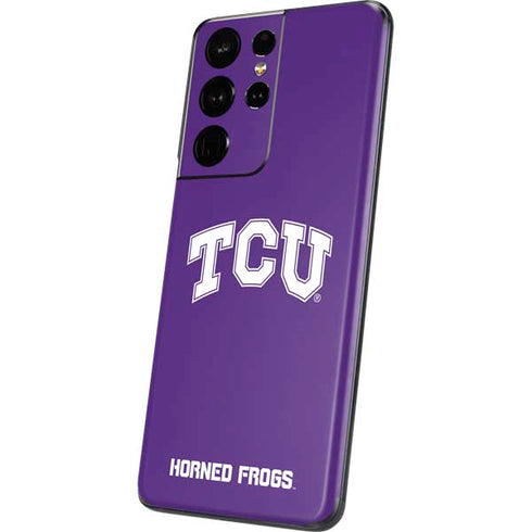 Texas Christian University TCU Horned Frogs Galaxy S21 Ultra 5G Skin