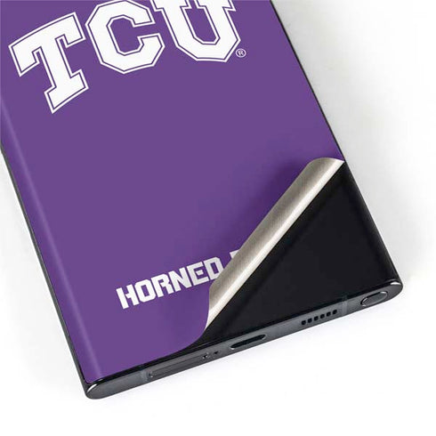 Texas Christian University TCU Horned Frogs Galaxy S22 Ultra Skin
