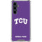 Texas Christian University TCU Horned Frogs Galaxy S23 FE Clear Case