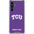 Texas Christian University TCU Horned Frogs Galaxy S23 FE Clear Case