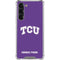 Texas Christian University TCU Horned Frogs Galaxy S23 Plus Clear Case