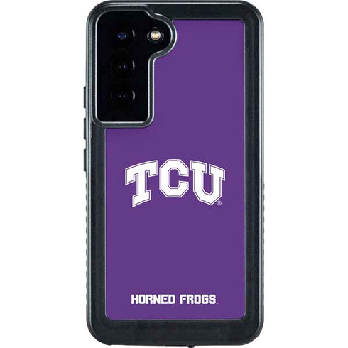 Texas Christian University TCU Horned Frogs Galaxy S23 Plus Waterproof Case