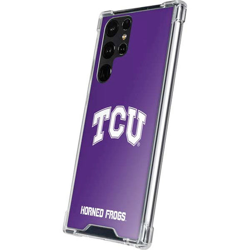 Texas Christian University TCU Horned Frogs Galaxy S23 Ultra Clear Case