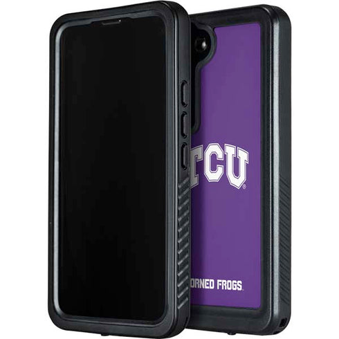 Texas Christian University TCU Horned Frogs Galaxy S23 Waterproof Case