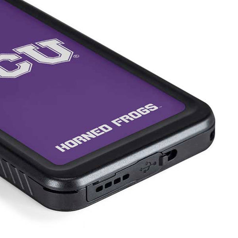 Texas Christian University TCU Horned Frogs Galaxy S23 Waterproof Case