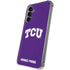 Texas Christian University TCU Horned Frogs Galaxy S24 Plus Clear Case