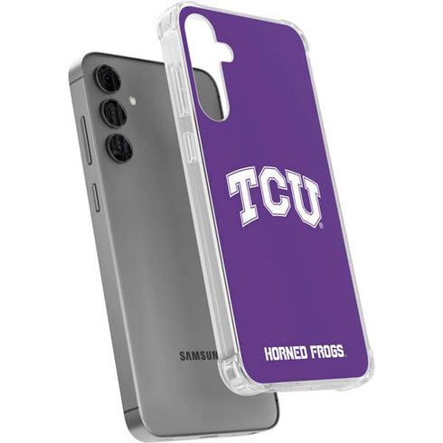 Texas Christian University TCU Horned Frogs Galaxy S24 Plus Clear Case