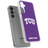 Texas Christian University TCU Horned Frogs Galaxy S24 Plus Clear Case