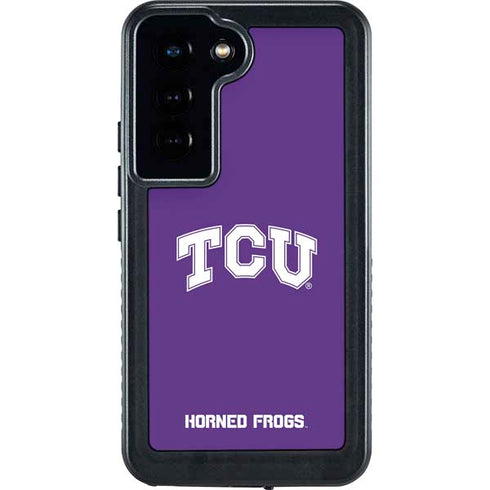 Texas Christian University TCU Horned Frogs Galaxy S24 Waterproof Case