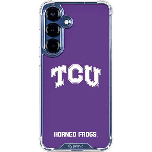 Texas Christian University TCU Horned Frogs Galaxy S25 Clear Case