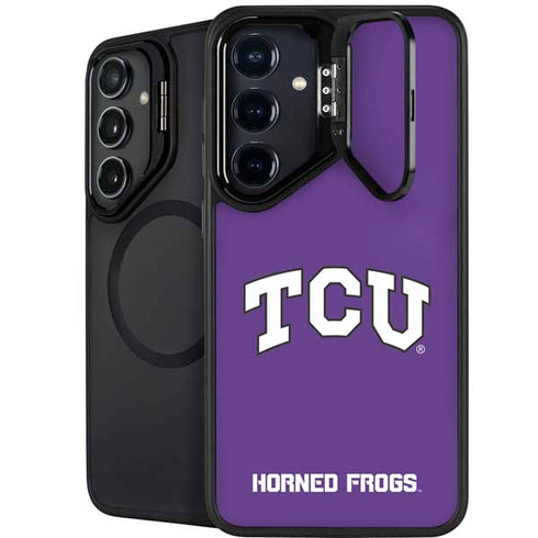 Texas Christian University TCU Horned Frogs Galaxy S25 FE Kickstand Case