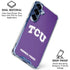 Texas Christian University TCU Horned Frogs Galaxy S25 Plus Clear Case