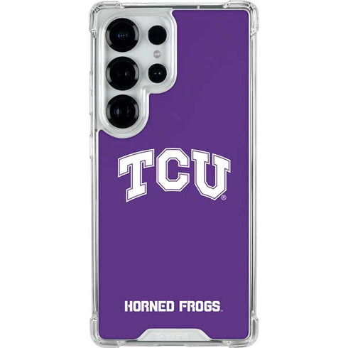 Texas Christian University TCU Horned Frogs Galaxy S25 Ultra Clear Case