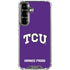 Texas Christian University TCU Horned Frogs Galaxy S26 Clear Case