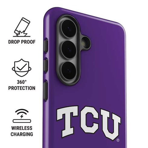 Texas Christian University TCU Horned Frogs Galaxy S26 Impact Case